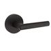 Kwikset 91540-030 Milan Round Hall/Closet Lever in Iron Black