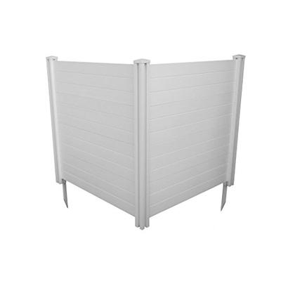 Zippity Outdoor Products Premium Vinyl Privacy Screen, 48"W x 48"H (Unassembled)