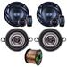 Two Sets of Car Audio Speakers - Autotek ATS65C ATS 6.5 Inch 300w Car Stereo Speaker + Crunch CS35CX