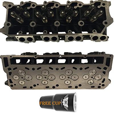 2 x NEW Improved 6.0 Ford Powerstroke Diesel LOADED Cylinder Head PAIR 03-07 No Core (20MM)