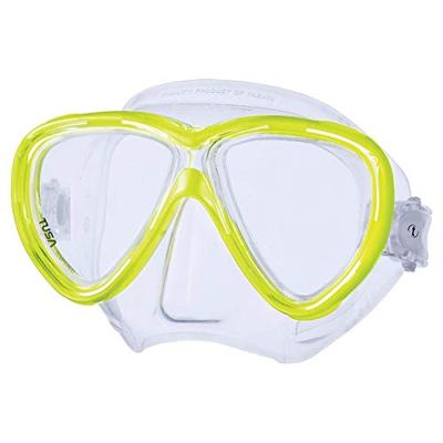 TUSA M-211 Freedom One Scuba Diving Mask, Flash Yellow