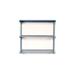 Triton Products 1795 Storability 34-Inch Length by 32-Inch Height Wall Mount Shelving Unit with 3-Wi