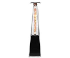 Thermo Tiki Outdoor Propane Patio Heater - Commercial LP Gas Porch & Deck Heater - Black