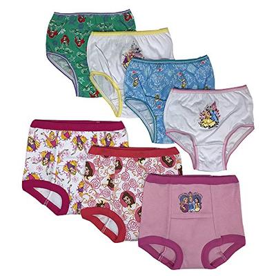 Disney Princess Girls Potty Training Pants Panties Underwear Toddler 7-Pack Size 2T 3T 4T