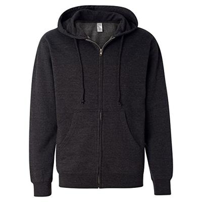 Independent Trading Co. Midweight Zip Hood Sweatshirt SS4500Z-ChrclHth-SM