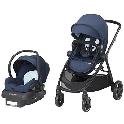 Maxi-Cosi Zelia 5-in-1 Modular Travel System - Stroller and Mico 30 Infant Car Seat Set, Aventurine